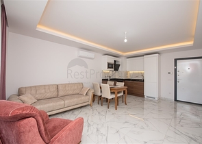 Furnished 1+1 apartment in the heart of Alanya