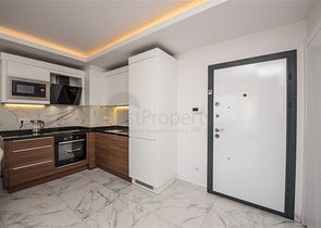 Furnished 1+1 apartment in the heart of Alanya