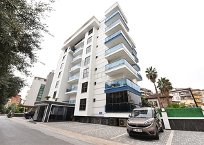 Furnished 1+1 apartment in the heart of Alanya