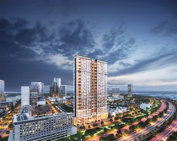 Apartments with Swimming Pools on Balconies in Jumeirah Village Circle