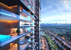 Apartments with Swimming Pools on Balconies in Jumeirah Village Circle