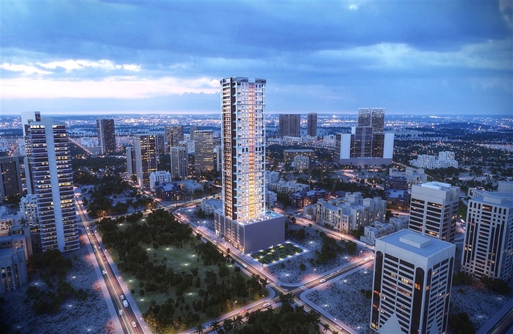 Apartments with Pools and Park Views in Jumeirah Village Circle