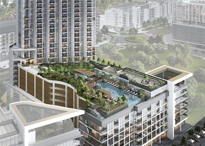 Luxury apartments near the city center in Dubai