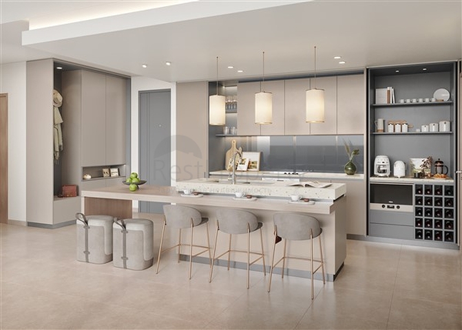 Apartments in a new project in a quiet area with modern urban life in Dubai