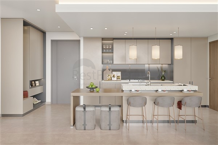 Apartments in a new project in a quiet area with modern urban life in Dubai