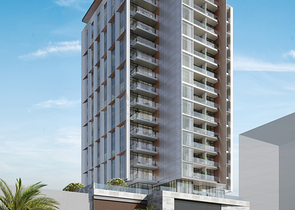 Real estate on the promenade along the canal in Business Bay