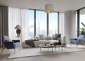 Luxury Apartments overlooking Dinetown Dubai