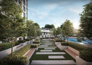 Apartments in a project with rich infrastructure in a developing area of Dubai
