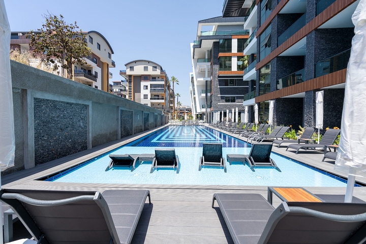 1+1 apartment in an elite residential complex in Oba district