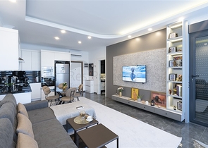 1+1 apartment in an elite residential complex in Oba district