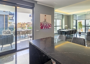 Furnished 4+1 apartment in Oba