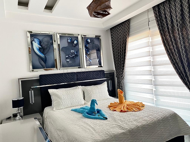 Apartments in the new modern Avsallar complex.  