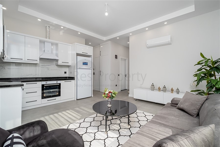 Furnished two-bedroom apartment in Kargicak district