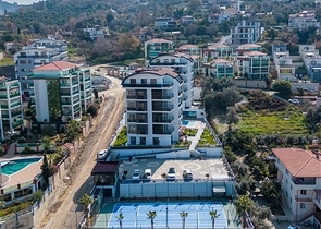 Furnished two-bedroom apartment in Kargicak district