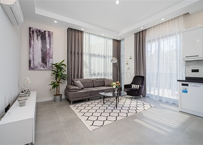 Furnished two-bedroom apartment in Kargicak district