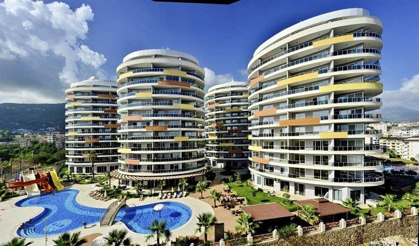 1+1 apartments with panoramic views of the Alanya Fortress