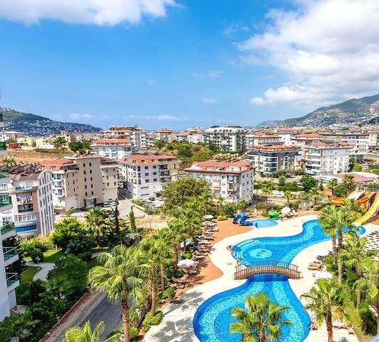 1+1 apartments with panoramic views of the Alanya Fortress