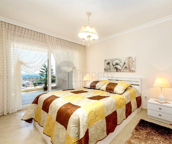1+1 apartments with panoramic views of the Alanya Fortress