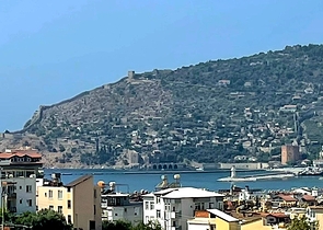 1+1 apartments with panoramic views of the Alanya Fortress