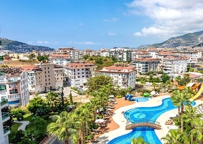 1+1 apartments with panoramic views of the Alanya Fortress