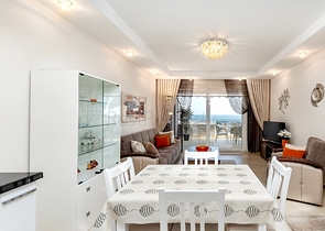 1+1 apartments with panoramic views of the Alanya Fortress