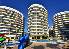 1+1 apartments with panoramic views of the Alanya Fortress