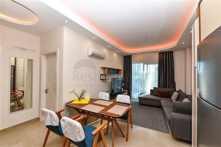 1+1 apartment in a premium complex in Mahmutlar district 