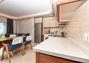 1+1 apartment in a premium complex in Mahmutlar district 