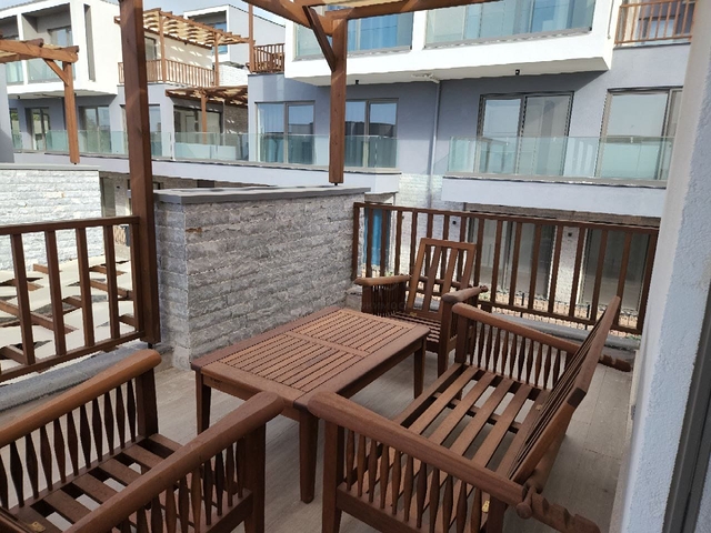 Villa of the hotel concept on the first coastline