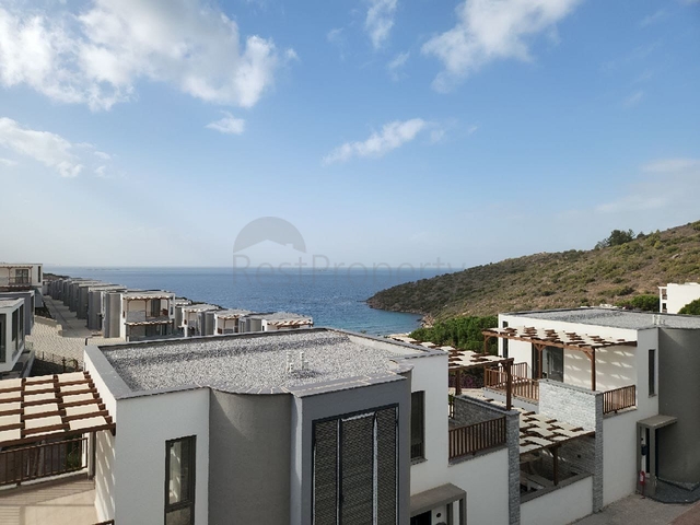 Villa of the hotel concept on the first coastline