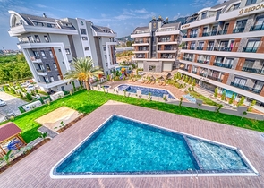 Spacious 1+1 apartment in a new residential complex in Oba district