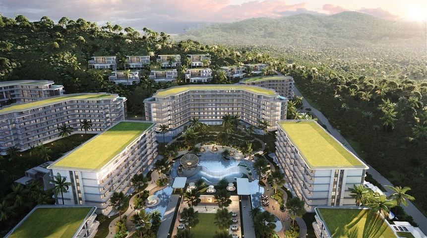 New residential complex with sea view