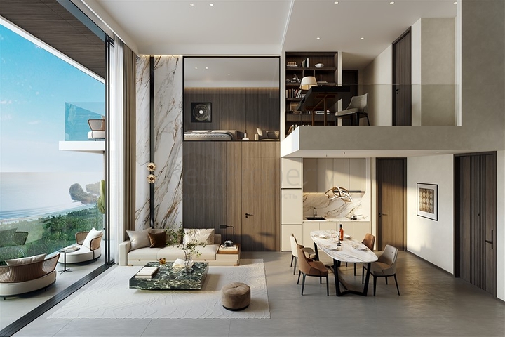 New residential complex with sea view