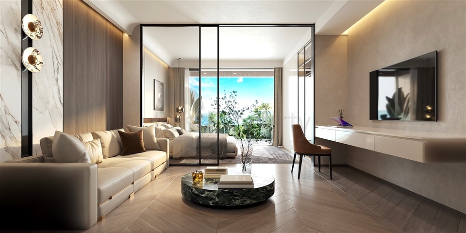 New residential complex with sea view