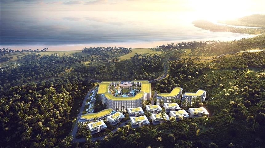 New residential complex with sea view