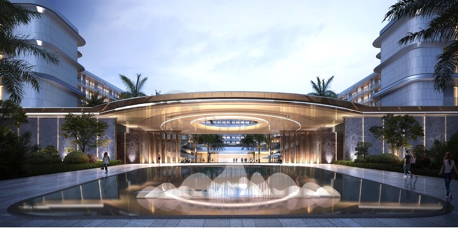 New residential complex with sea view