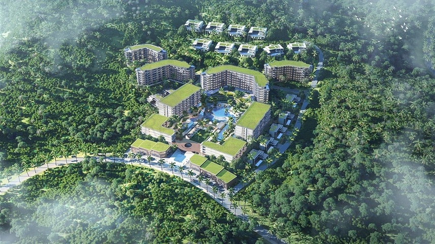 New residential complex with sea view