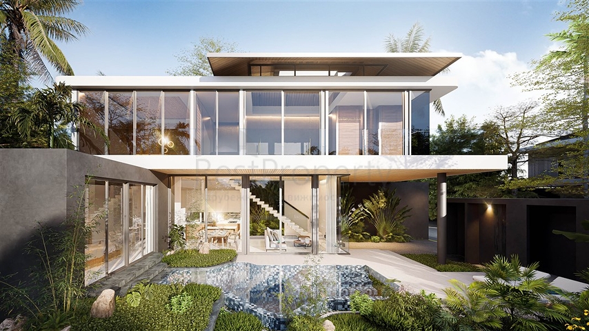 Modern villa complex on Layan