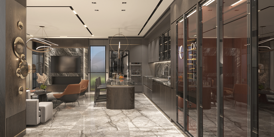 Villa overlooking the Mediterranean Sea is the perfect fusion of luxury and nature