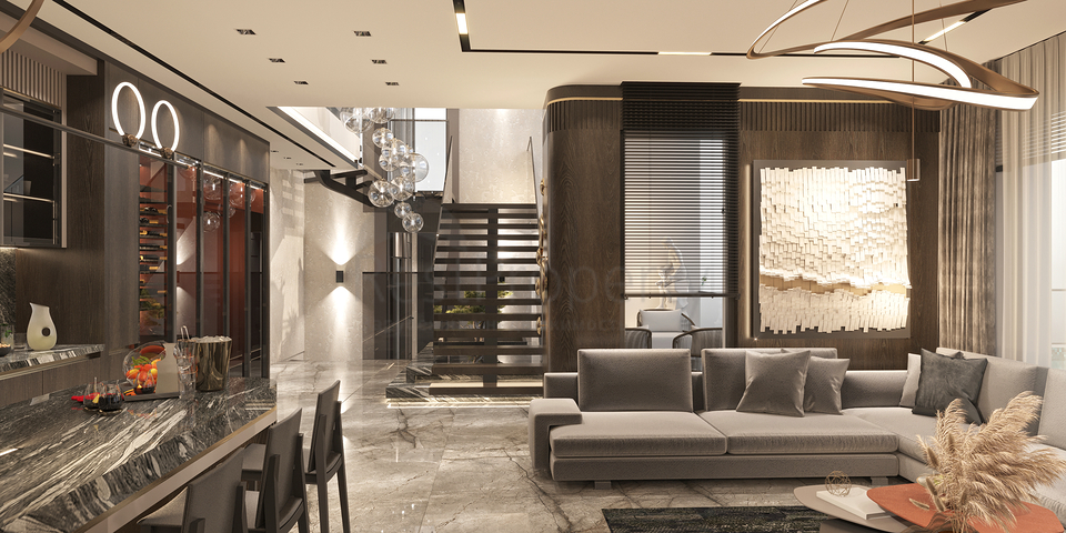 Villa overlooking the Mediterranean Sea is the perfect fusion of luxury and nature