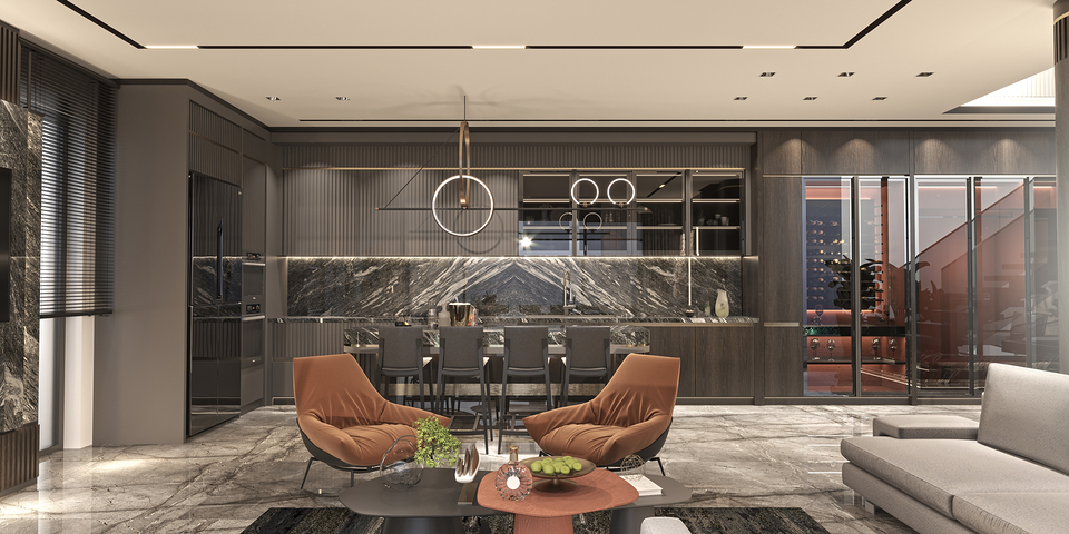 Villa overlooking the Mediterranean Sea is the perfect fusion of luxury and nature