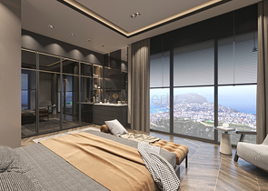 Villa overlooking the Mediterranean Sea is the perfect fusion of luxury and nature