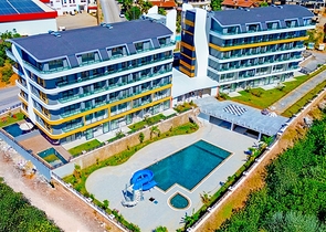 1+1 apartment in a premium class residence in Oba district