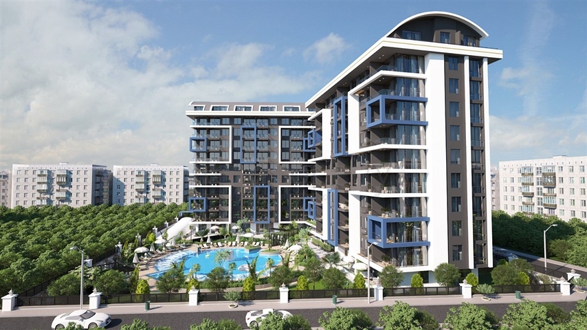 1+1 apartments in a new modern complex on Cleopatra