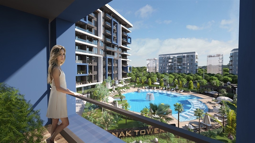 1+1 apartments in a new modern complex on Cleopatra