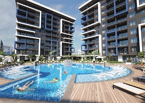1+1 apartments in a new modern complex on Cleopatra