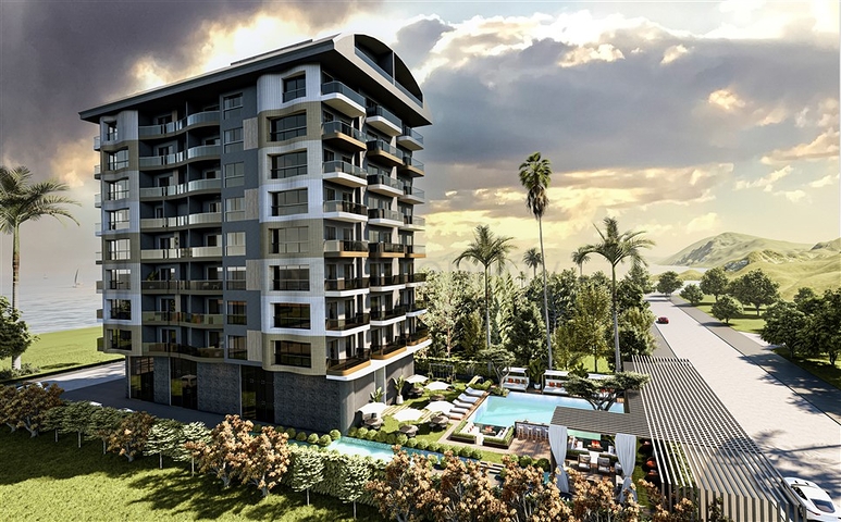 1+1 apartment in Mahmutlar district