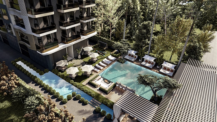 1+1 apartment in Mahmutlar district