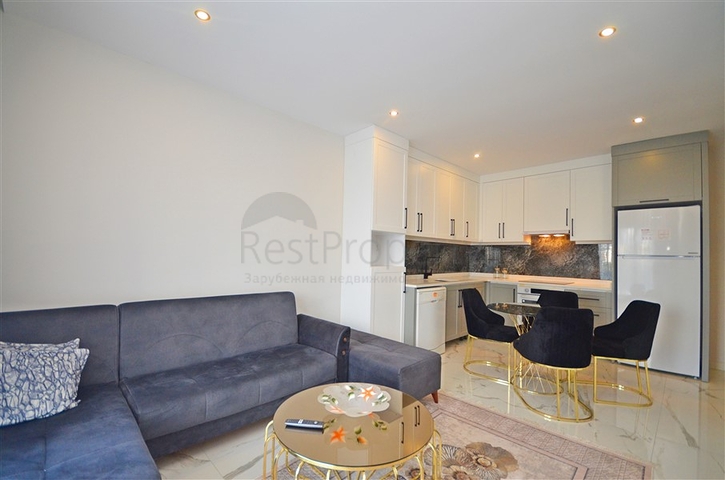 One-bedroom apartment in a picturesque area of Alanya and within walking distance to the sea