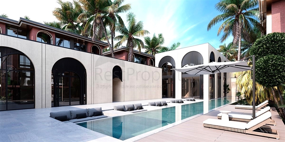 Residence on the first coastline, 100 m from the sea